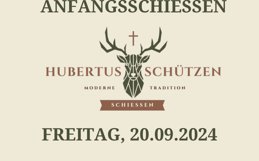 Anfangsschießen 24/25